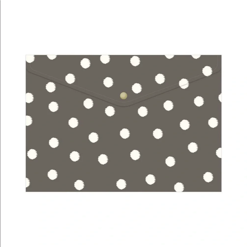 The Everygirl 3pack Assorted Poly Folders/Envelopes